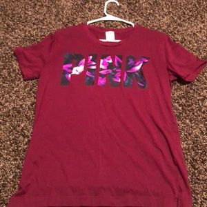 Victoria’s Secret Pink maroon shirt